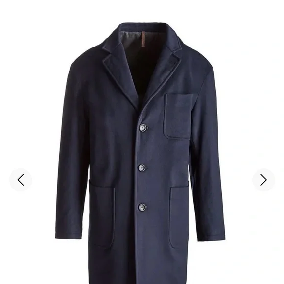 Loro Piana by Harry Rosen virgin wool overcoat - Picture 4 of 4